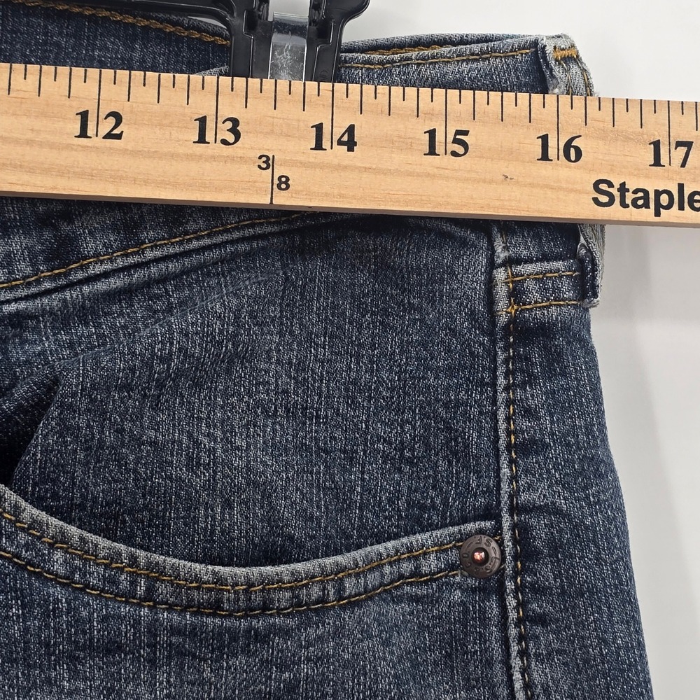 Signature by Levi Strauss & Co Pants Mens 33x34 Regular Fit Blue Medium Wash - Picture 3 of 7